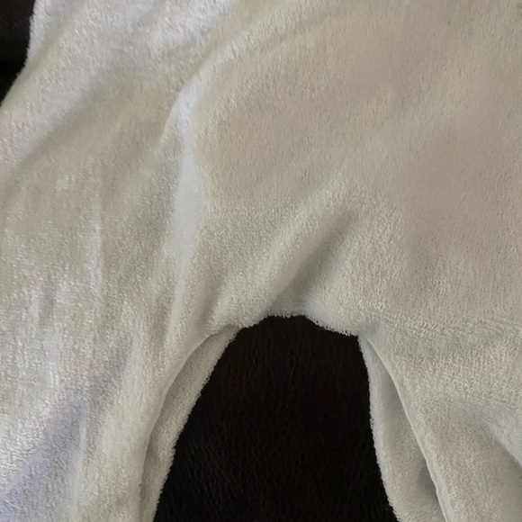 Vintage Fisher Price 12mo Cozy White Blue Horse Elephant Kids One Piece Onesie - Picture 13 of 14